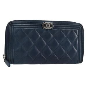 Chanel Boy CH Long Wallet